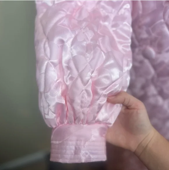 Vintage Christian Dior Soft Pink Petite Loungewear Robe - Picture 4 of 6